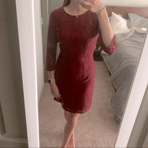 Merlot Merona lace dress
